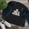 THE YOKE IS DESTROYED: Women's Cotton Tee