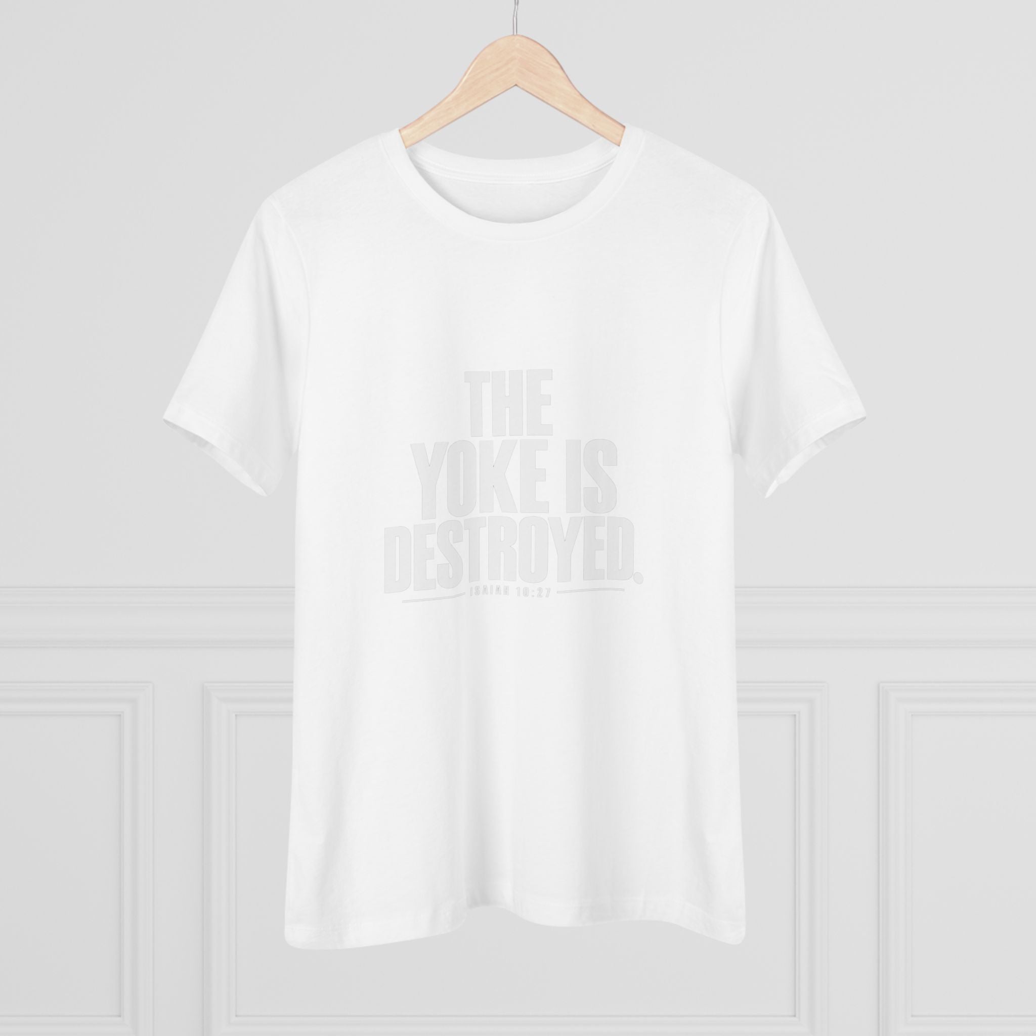 THE YOKE IS DESTROYED: Women's Cotton Tee