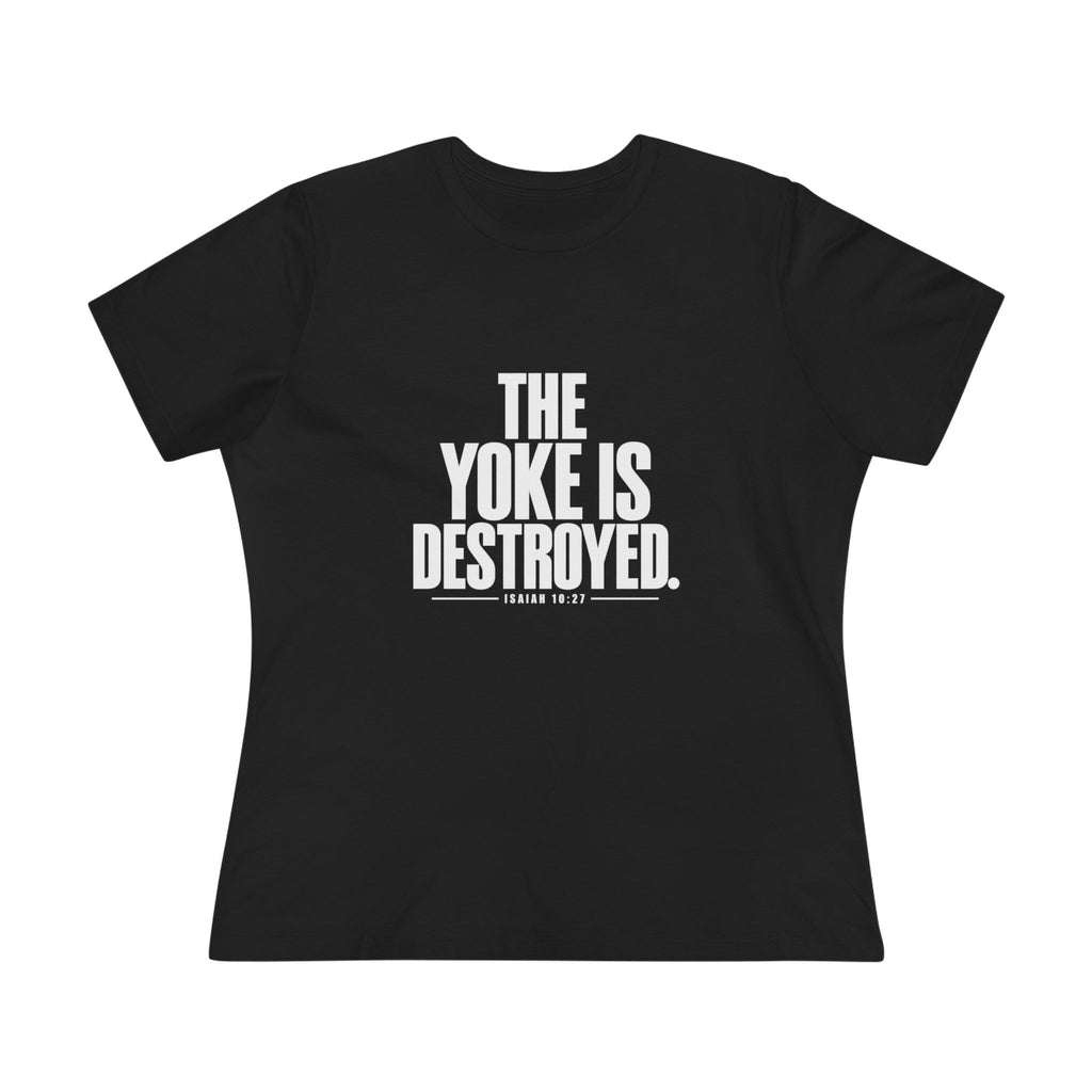 THE YOKE IS DESTROYED: Women's Cotton Tee