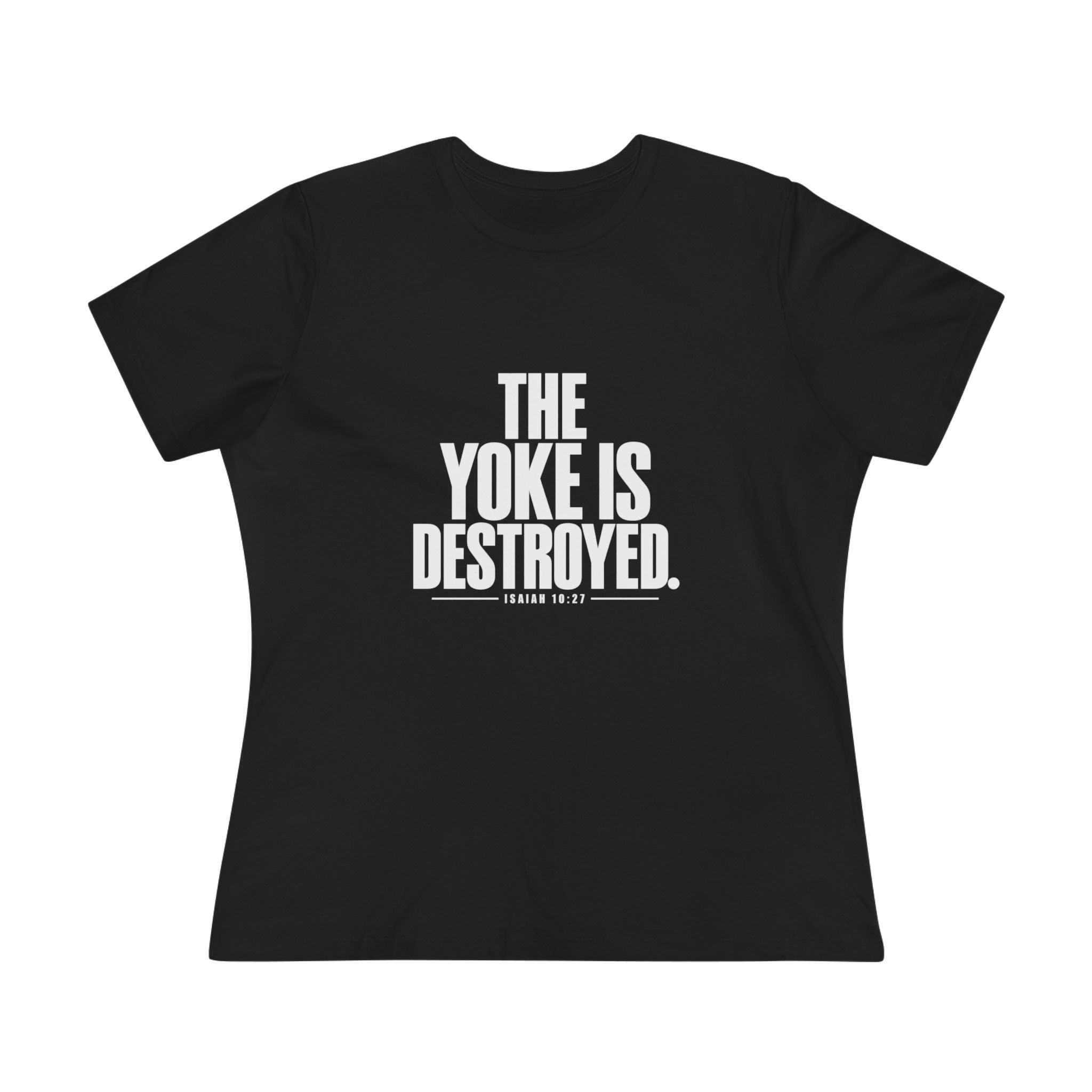 THE YOKE IS DESTROYED: Women's Cotton Tee